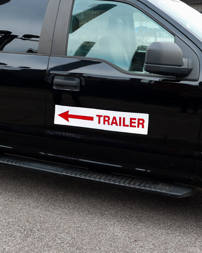 Trailer Safety Decals (Set of 2)